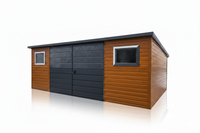 Domek ogrodowy narzędziowy 6×3 Złoty Dąb + Ciemny Grafit MAT PREMIUM