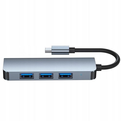 ROZDZIELACZ HUB ADAPTER USB 3.0 USB-C TYPE-C DO MACBOOK M1 M2 M3 / PC na Arena.pl