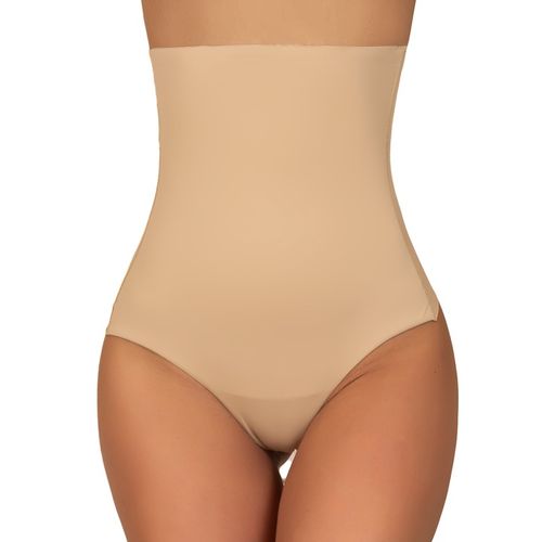 Wyszczuplające majtki STRINGI modelujące BRZUCH wysoki stan KORYGUJĄCE na Arena.pl