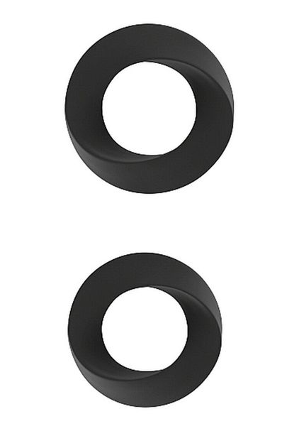 No.24 - Cockring Set - Black (H) zdjęcie 2