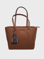 ELEGANCKA TOREBKA PUCCINI ELEGANCE COLLECTION BRĄZOWY Skóra Ekologiczna