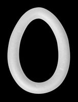 jajko styropianowe 6szt. 10cm x7cm  |  WBOR-7