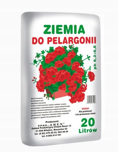 Podłoże do pelargonii z Biostymulacją GG 20l na Arena.pl