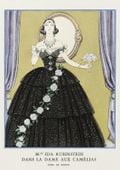 Plakat 21x29,7cm  Ida Rubinstein, Barbier Vintage do Salonu