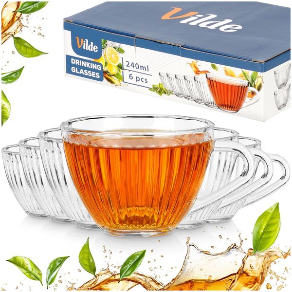 Szklanki 240 ml 6 szt. zdjęcie 10