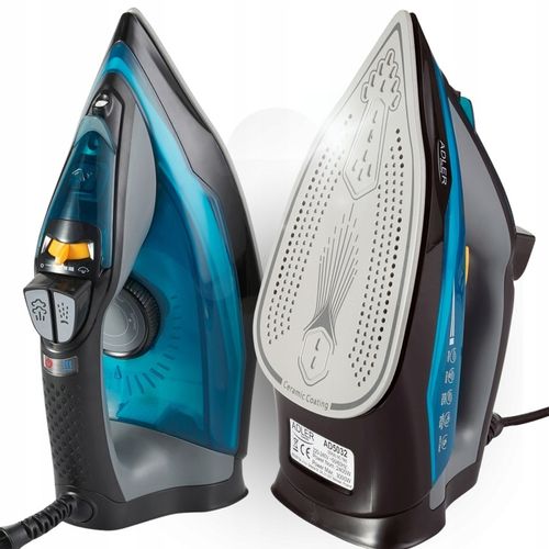 ŻELAZKO PAROWE 3000W STRAŻAK ANTI-CALC ANTI-DRIP ZE STOPKĄ CERAMICZNĄ na Arena.pl