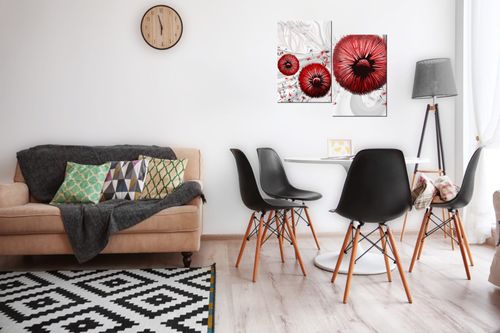 Obraz Drukowany 80X70 Czerwone Dmuchawce 2 na Arena.pl