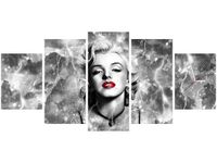 70CM 150CM ZEGAR 5 ELEM MARYLIN MONROE ELEKTRYZUJE DRUK OBRAZ