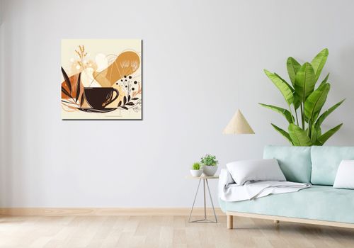 Obraz 70x70cm Aromatyczna Przerwa na Arena.pl