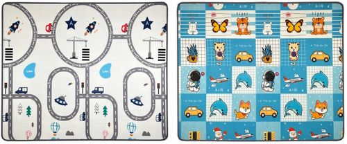 MATA EDUKACYJNA PIANKOWA DLA DZIECI DWUSTRONNA XPE 180x150 GRUBA 1CM na Arena.pl