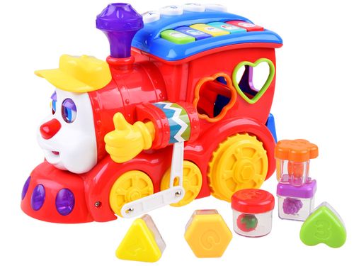 INTERAKTYWNA LOKOMOTYWA KOLOROWE KLOCKI na Arena.pl