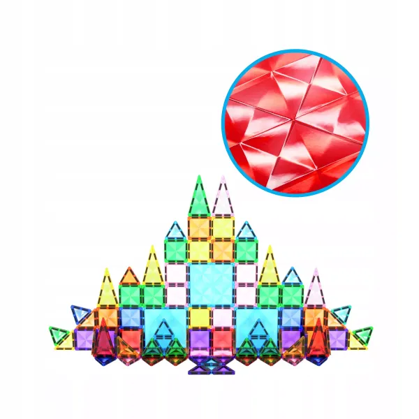 Klocki Magnetyczne, 100 Elementów zdjęcie 2