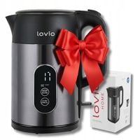 CZAJNIK ELEKTRYCZNY BEZPRZEWODOWY 1,5l 2200W CZARNY REGULACJA