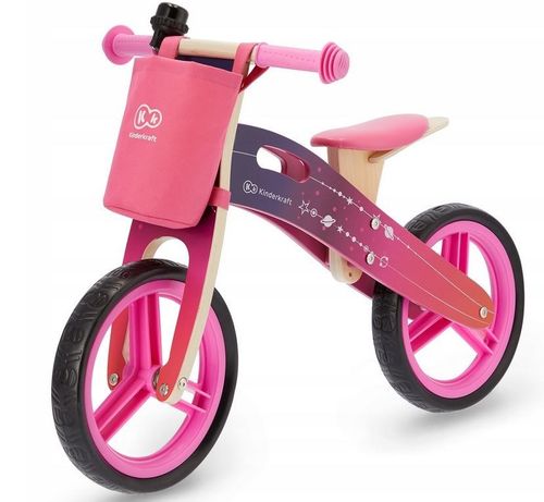 Kinderkraft Rowerek biegowy Runner Galaxy różowy na Arena.pl