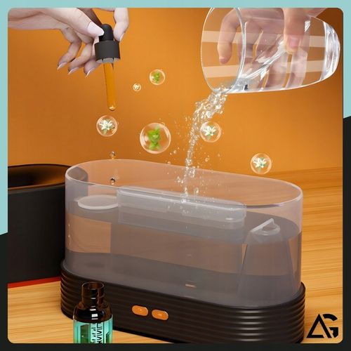 NAWILŻACZ POWIETRZA DYFUZOR LAMPKA NOCNA LED EFEKT PŁOMIENIA KOMINEK na Arena.pl