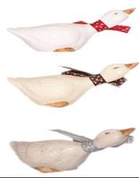 gęś gipsowa sycząca duża 10 cm 9040