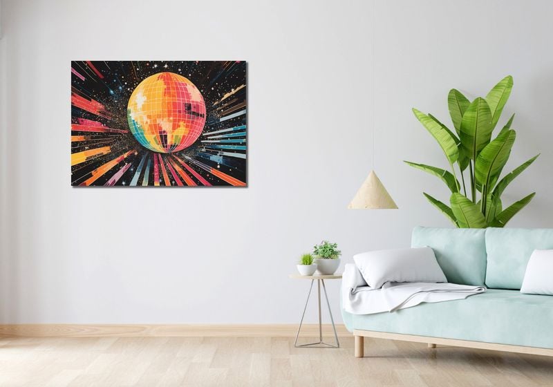 Obraz 100x70cm Disco Gra! zdjęcie 2
