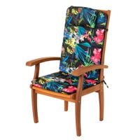 Poduszka ANTONIA na krzesło, leżak ogrodowy plażowy, poducha 121x50x6