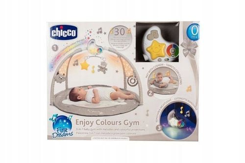 CHICCO Mata dla niemowlaka 3w1 projektor Colors Neutral 98660 na Arena.pl
