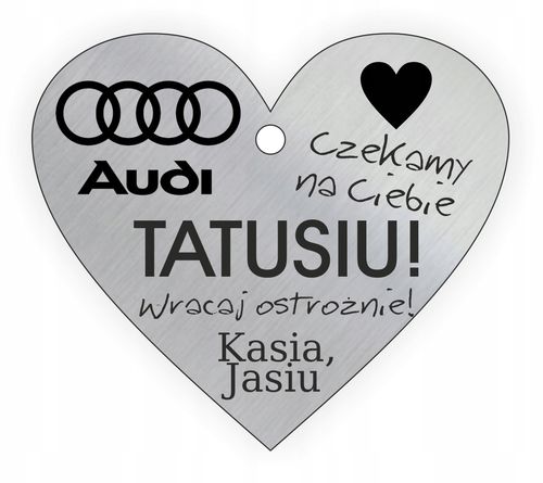 Zawieszka BRELOK do AUTA samochodu na prezent na Arena.pl