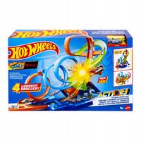 Hot Wheels Action Poczwórna pętla kraks Zestaw HXR70
