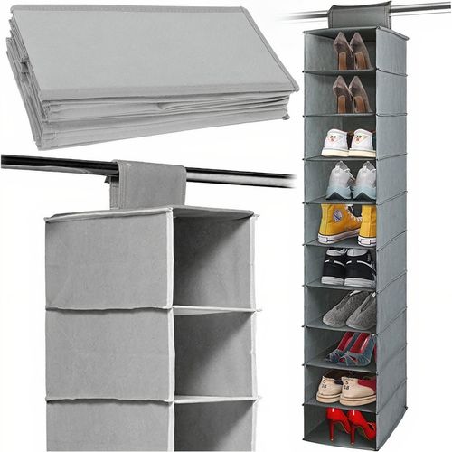 ORGANIZER WISZĄCY DO SZAFY WIESZAK 10 PÓŁEK REGAŁ na Arena.pl