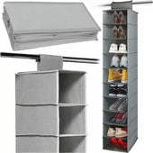 ORGANIZER WISZĄCY DO SZAFY WIESZAK 10 PÓŁEK REGAŁ