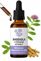 Rhodiola Różeniec górski z piperyną krople suplement