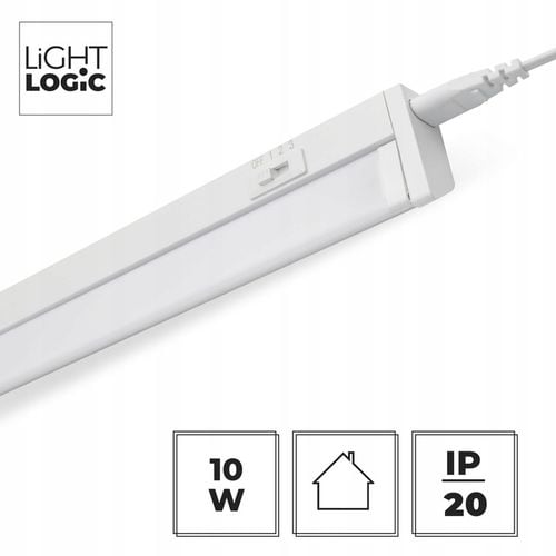 Oprawa podszafkowa listwa meblowa LL RILAK LED CCT 10W biała zmian na Arena.pl