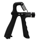 Ściskacz do rąk opór 10-100 kg do ćwiczeń dłoni, nadgarstków, czarny