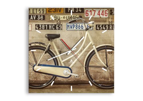 Zegar Ścienny - Rower Mur Tablica - 40X40 Cm - C3Ac40X40-3764 na Arena.pl