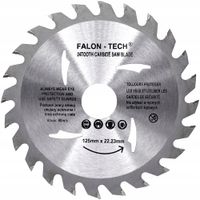 TARCZA PIŁA DO DREWNA 125 mm x 22,2 TARCZA WIDIOWA NA SZLIFIERKĘ 24 ZĘBY