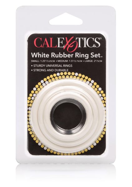 Rubber Ring - 3 Piece Set White zdjęcie 2