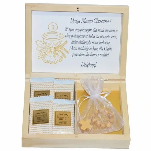 UPOMINEK KOMUNIJNY Podziękowanie dla gości I Komunia Święta CHRZESTNEJ zdjęcie 1