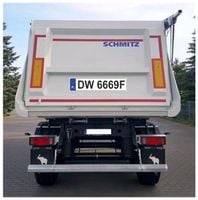 Naklejka TABLICA REJESTRACYJNA na tira naczepę wywrotkę 130x30 cm