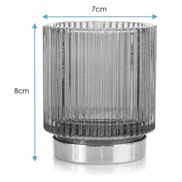 CANDLEHOLDER/AH/POMPEY/MAUVE/ 7X8 zdjęcie 4