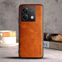 Etui AIORIA Vintage LEATHER do Xiaomi Redmi Note 13 5G pomarańczowy