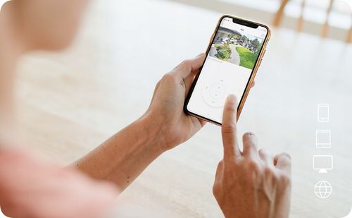 Kamera Zewnętrzna IP WiFi 5MPx 5MP Czarna Wykrywanie ludzi, AUDIO na Arena.pl