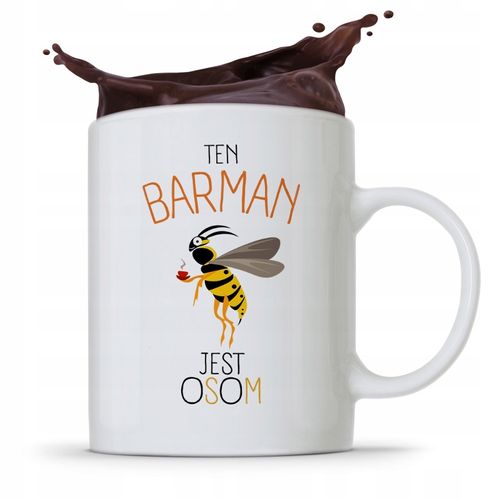 Kubek Prezent Dla Barmana Barmanki Jest Osom Z Nadrukiem Ze Zdjęciem na Arena.pl