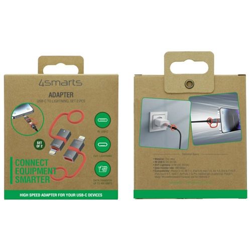 adapter 4smarts usb-c do lightning pd    27w szary 2szt na Arena.pl