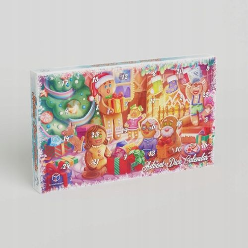 Q-WORKSHOP KOSTKOWY KALENDARZ ADWENTOWY 2025 ŚWIĄTECZNE KOSTKI RPG na Arena.pl