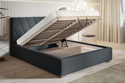 Łóżko tapicerowane 180x200 Royal 2 pojemnik stelaż na Arena.pl