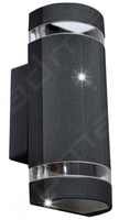 Lampa ogrodowa elewacyjna ścienna kinkiet zewnętrzny 2x GU10 do LED