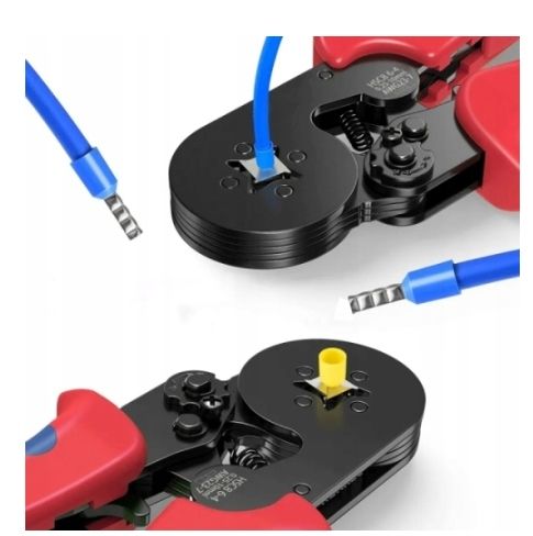 ZACISKARKA PRASKA KONEKTORÓW TULEJEK KOŃCÓWEK KABLI PRZEWODÓW ZESTAW x1200 zdjęcie 11