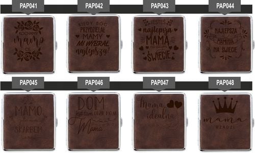 Papierośnica zamszowa GRAWEROWANA PREZENT dla niej na Arena.pl