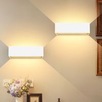Lampy ścienne LED 2 szt. zewnętrzne 3000K 30W IP65 regulowane POWYSTAWOWE