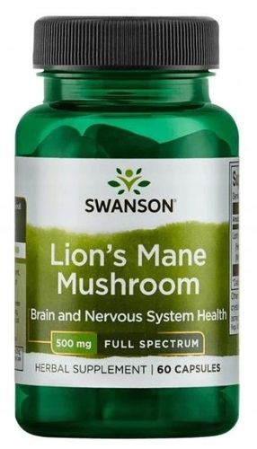 SWANSON FS LIONS MANE (soplówka jeżowata) 60kaps na Arena.pl