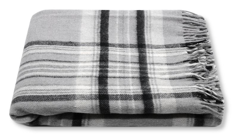 Koc Wełniany 150X200 Krata 18736 zdjęcie 2