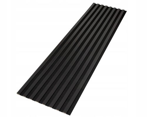 Lamele ścienne 54x260 cm, akustyczne na czarnym filcu - Antracyt 693 na Arena.pl