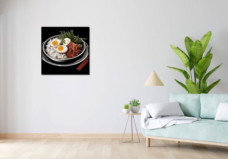 Plakat 70x70cm Ramen w Sztuce zdjęcie 4